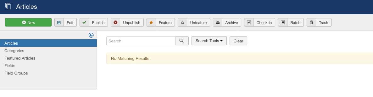 Empty Articles