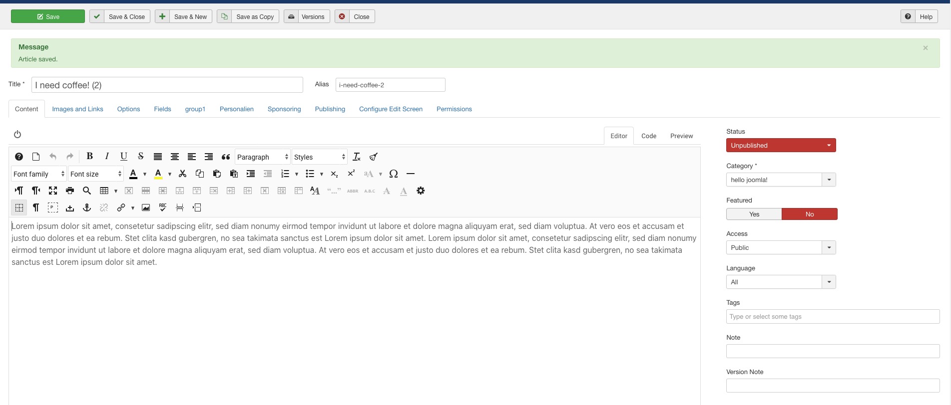 Article Edit copied Article