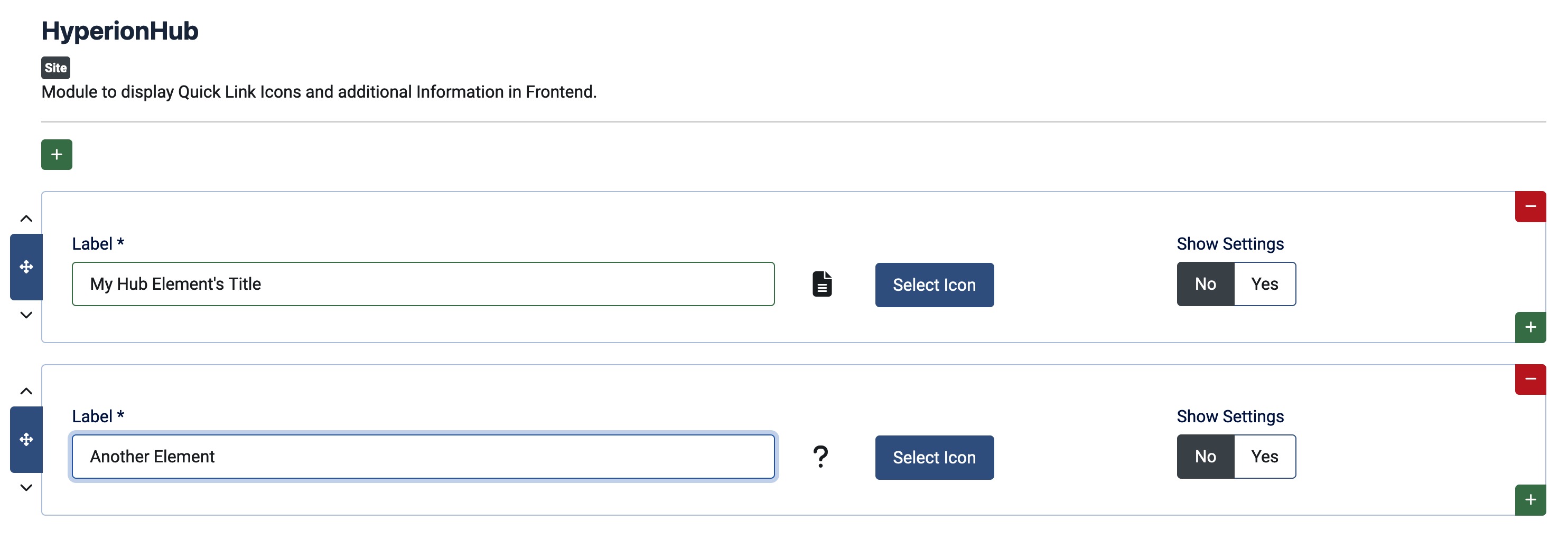 HyperionHub Elements