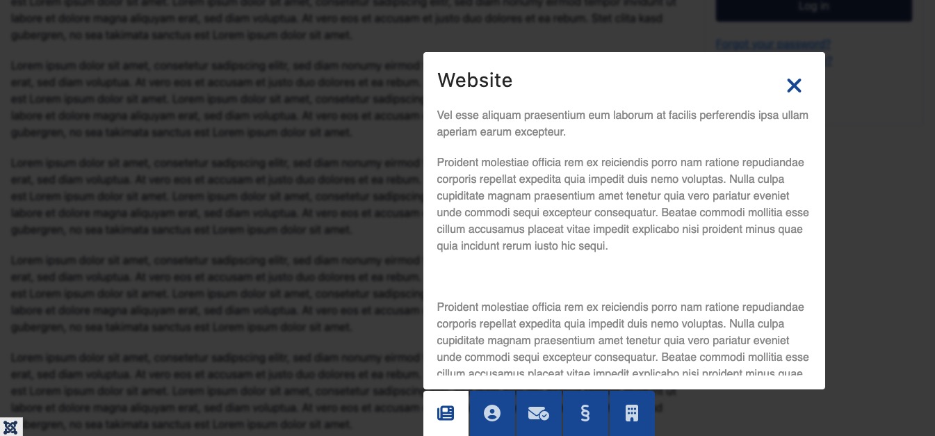 HyperionHub Content Bottom aligned to the left