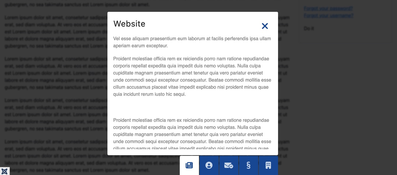 HyperionHub Content Bottom aligned to the left