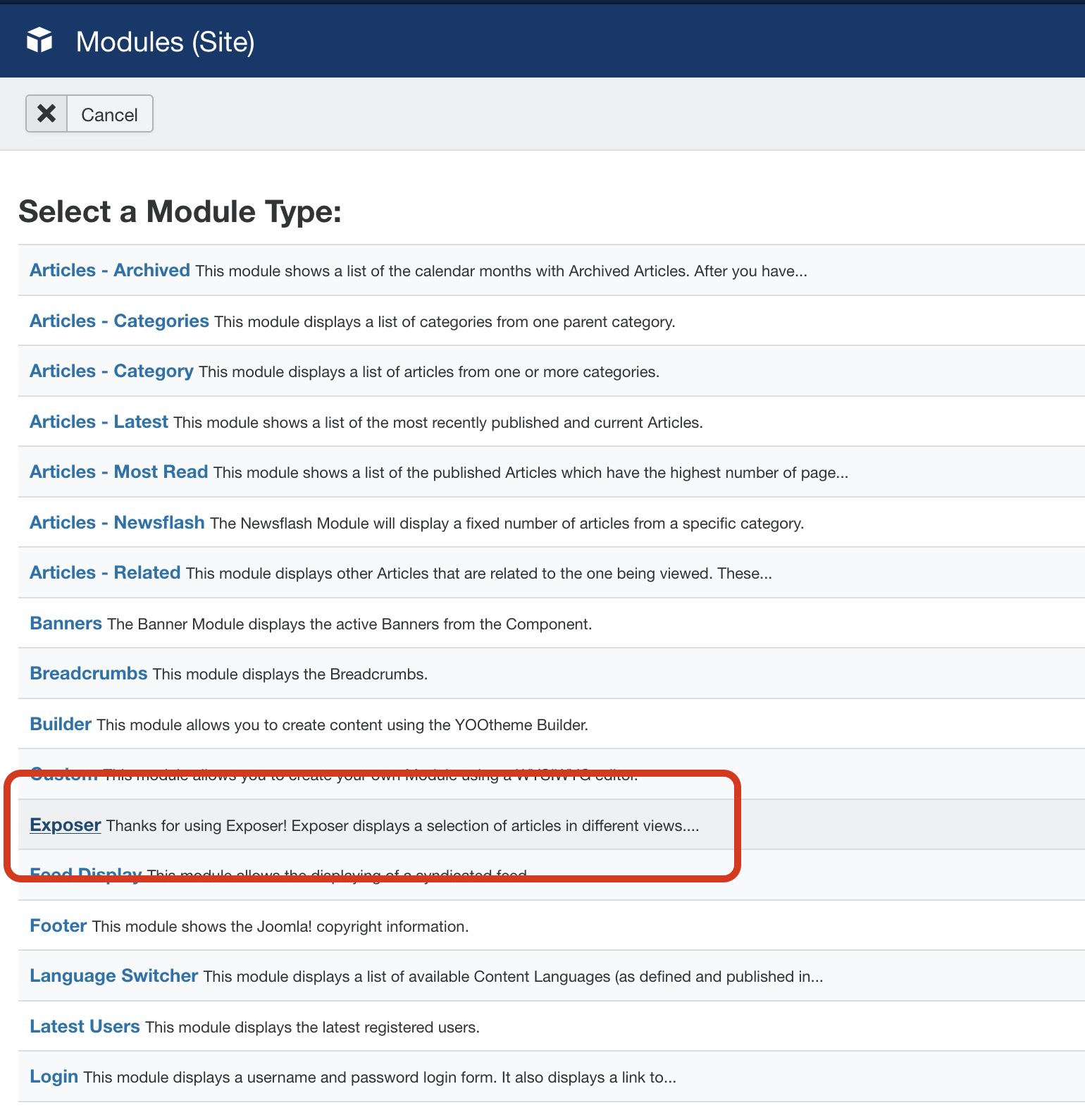 New Module